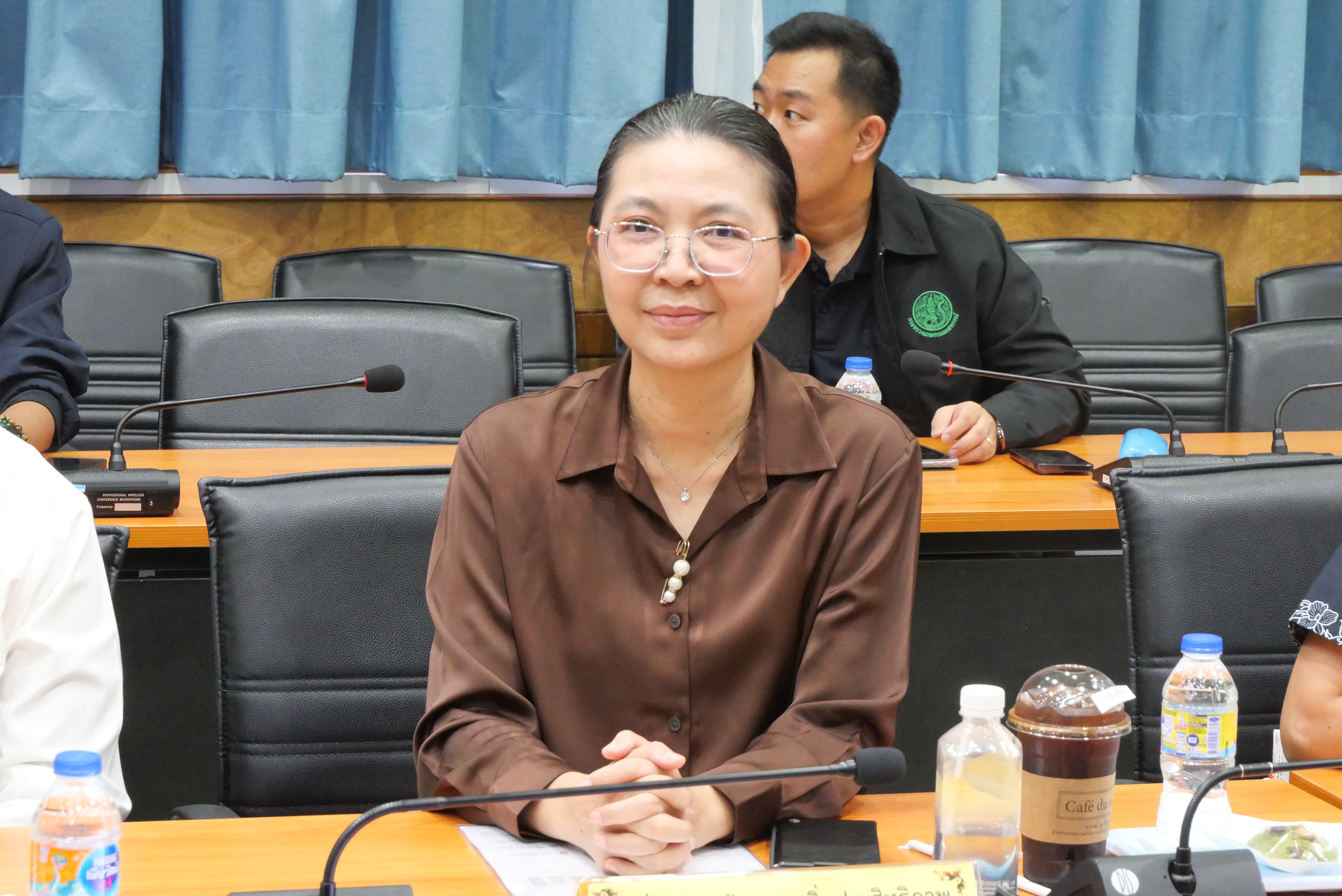 title - ส.ป.ก. ต้อนรับคณะสถาบันการสร้างชาติ (สกสช.) Nation-Buliding Institute (NBI) ในการเข้าเยี่ยมหน่วยงานองค์กร 